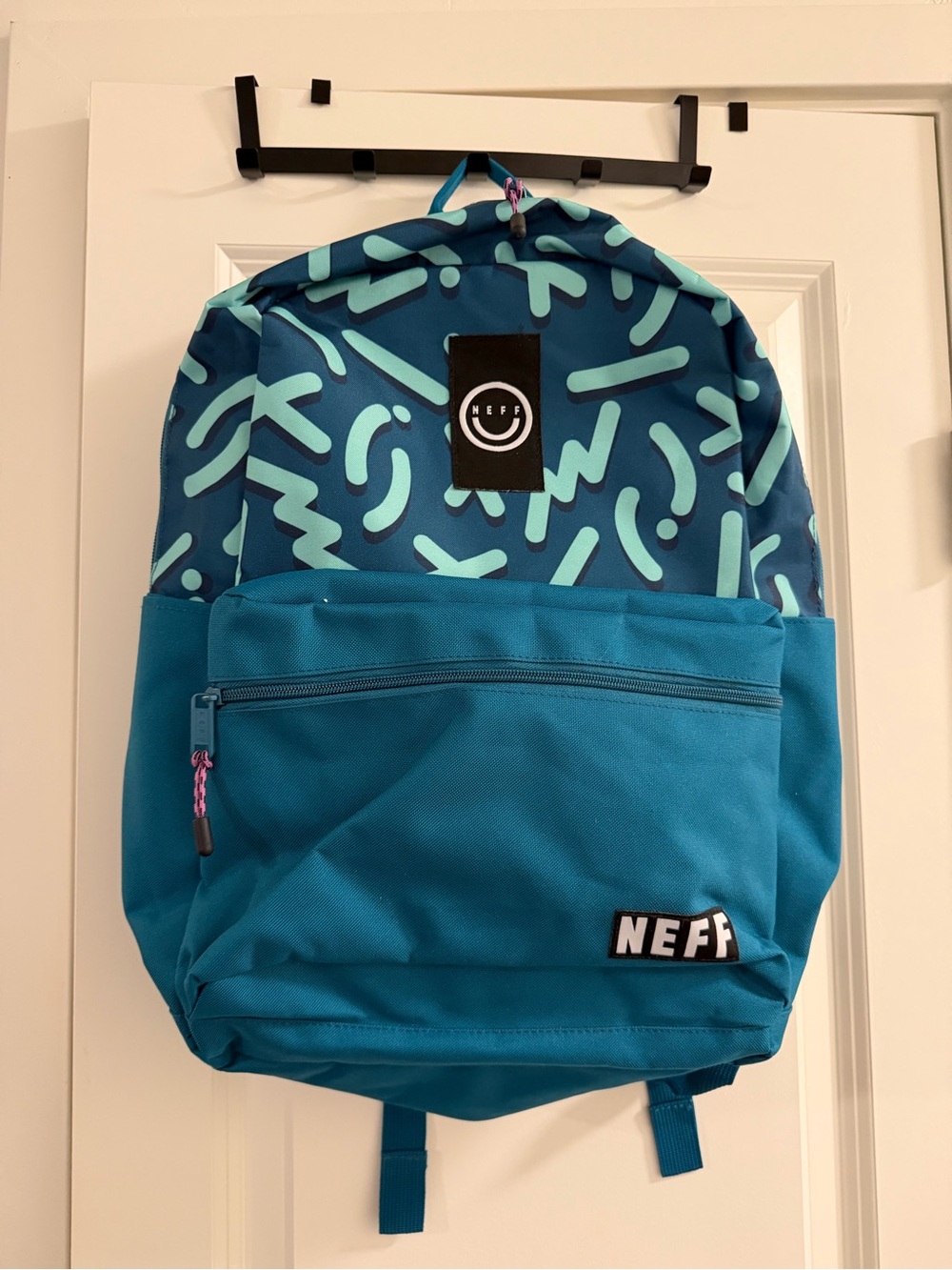 Neff Teal & Aqua Patterned Men's Backpack
